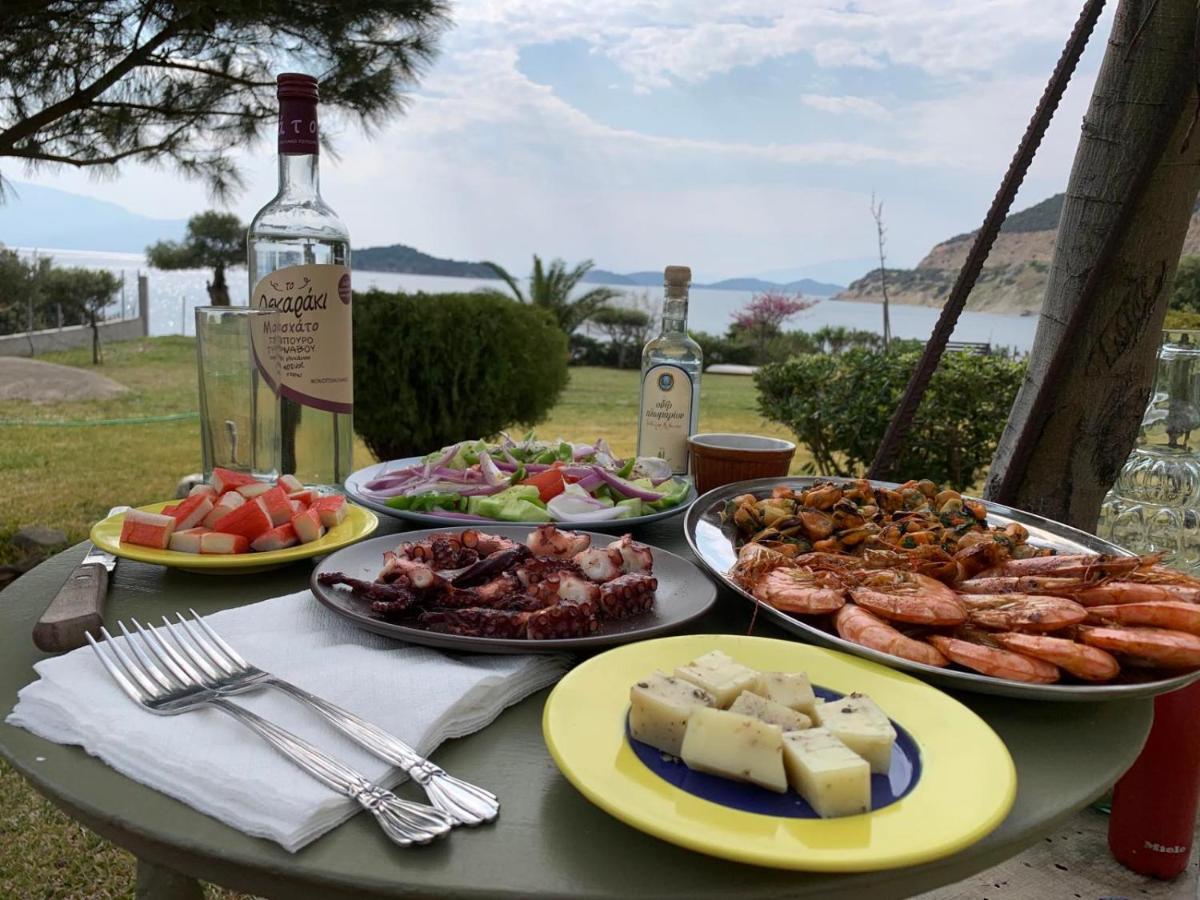 Klovino Beach House Douvia Exterior foto