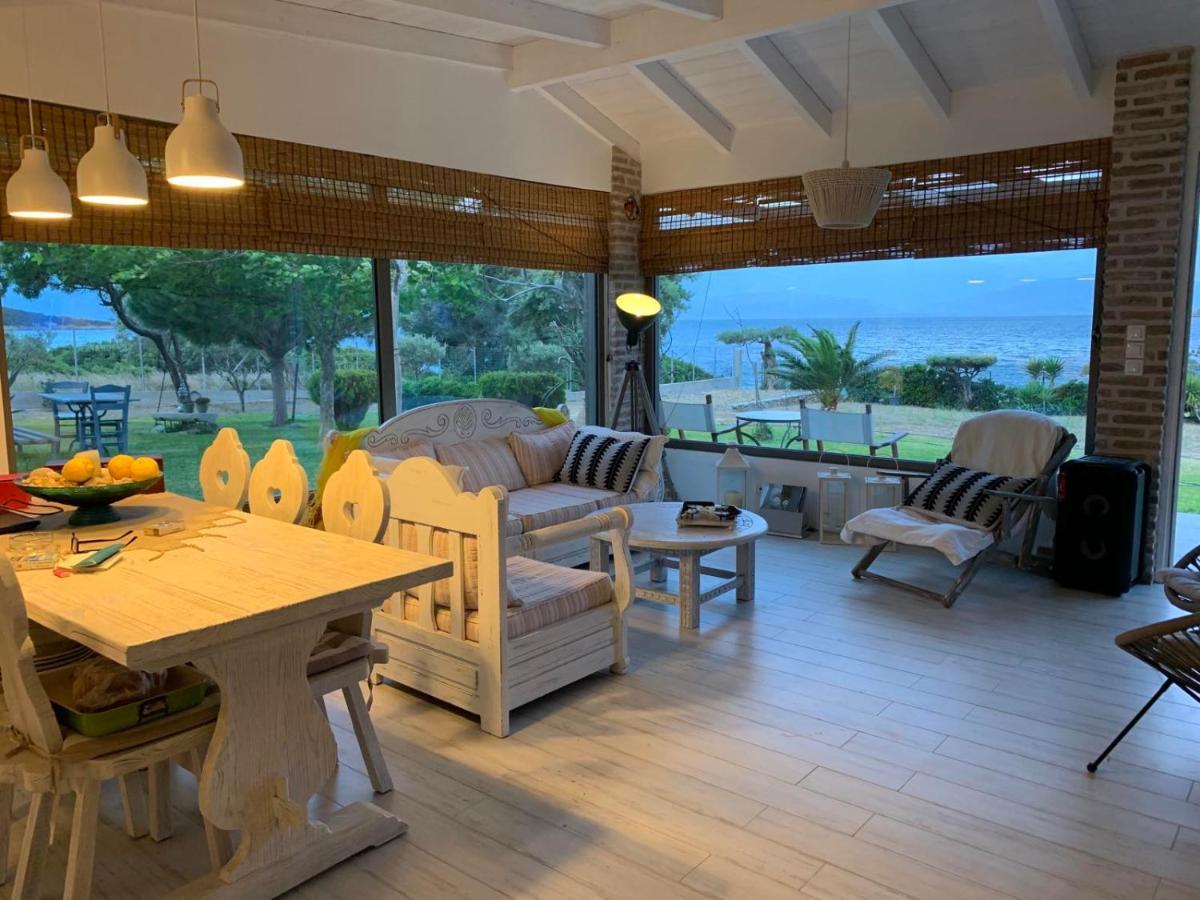 Klovino Beach House Douvia Exterior foto