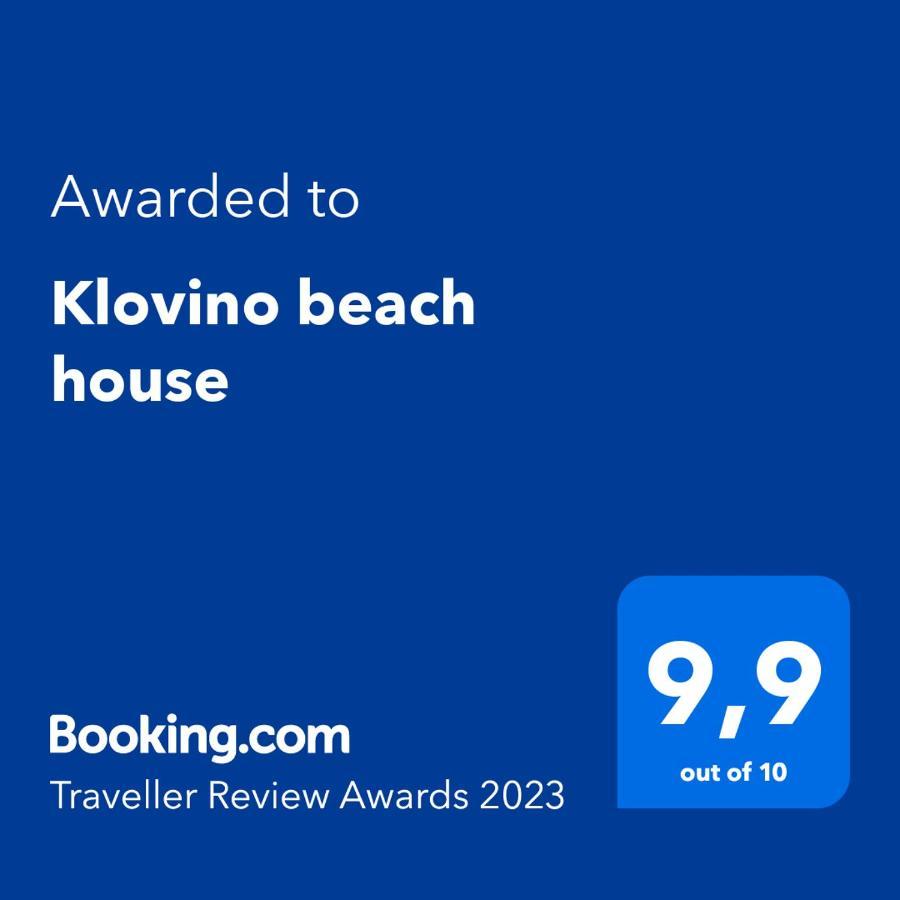 Klovino Beach House Douvia Exterior foto